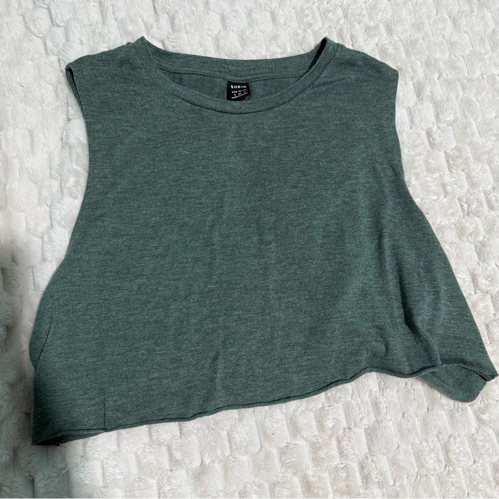 Shein green tank top